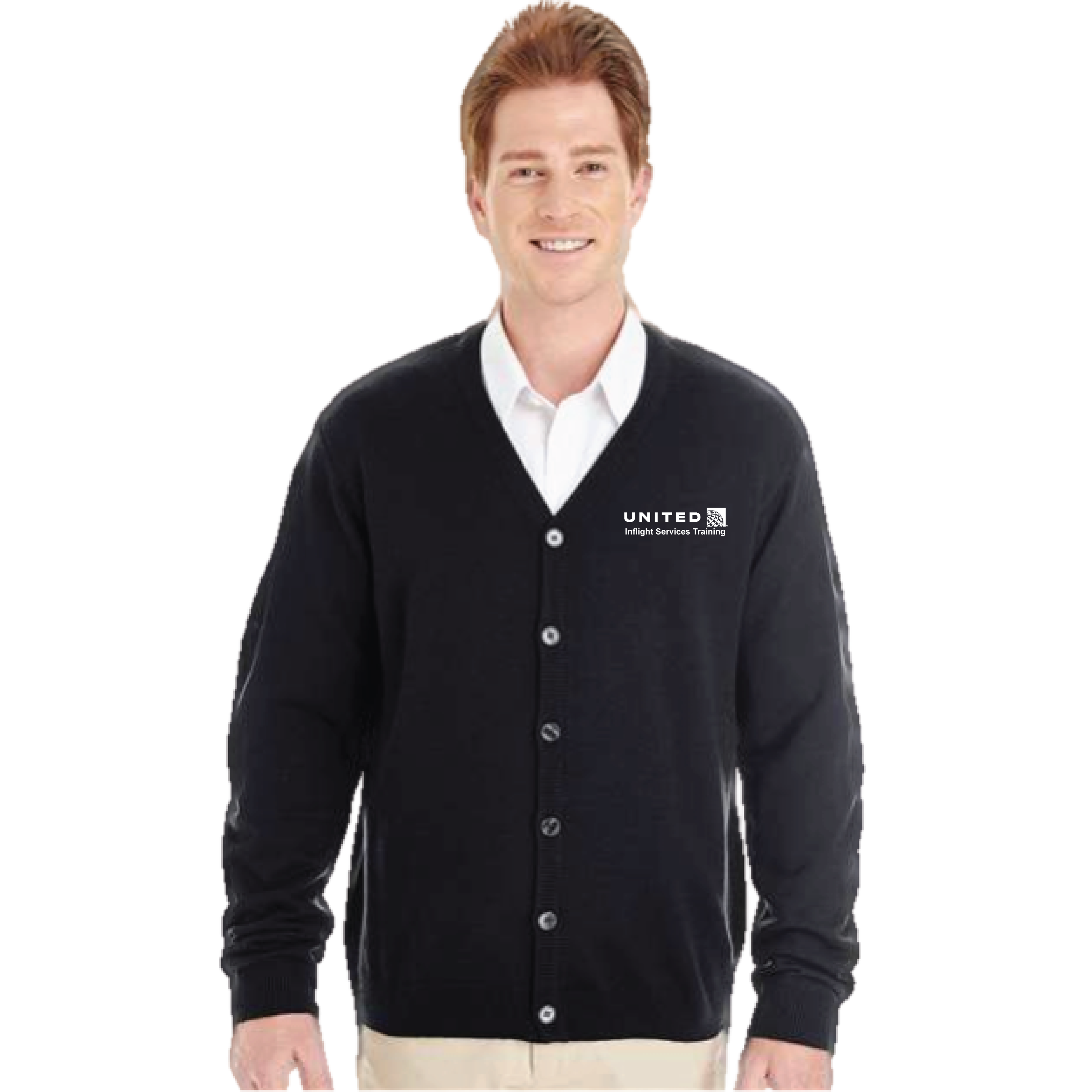 Men's V-Neck Cardigan