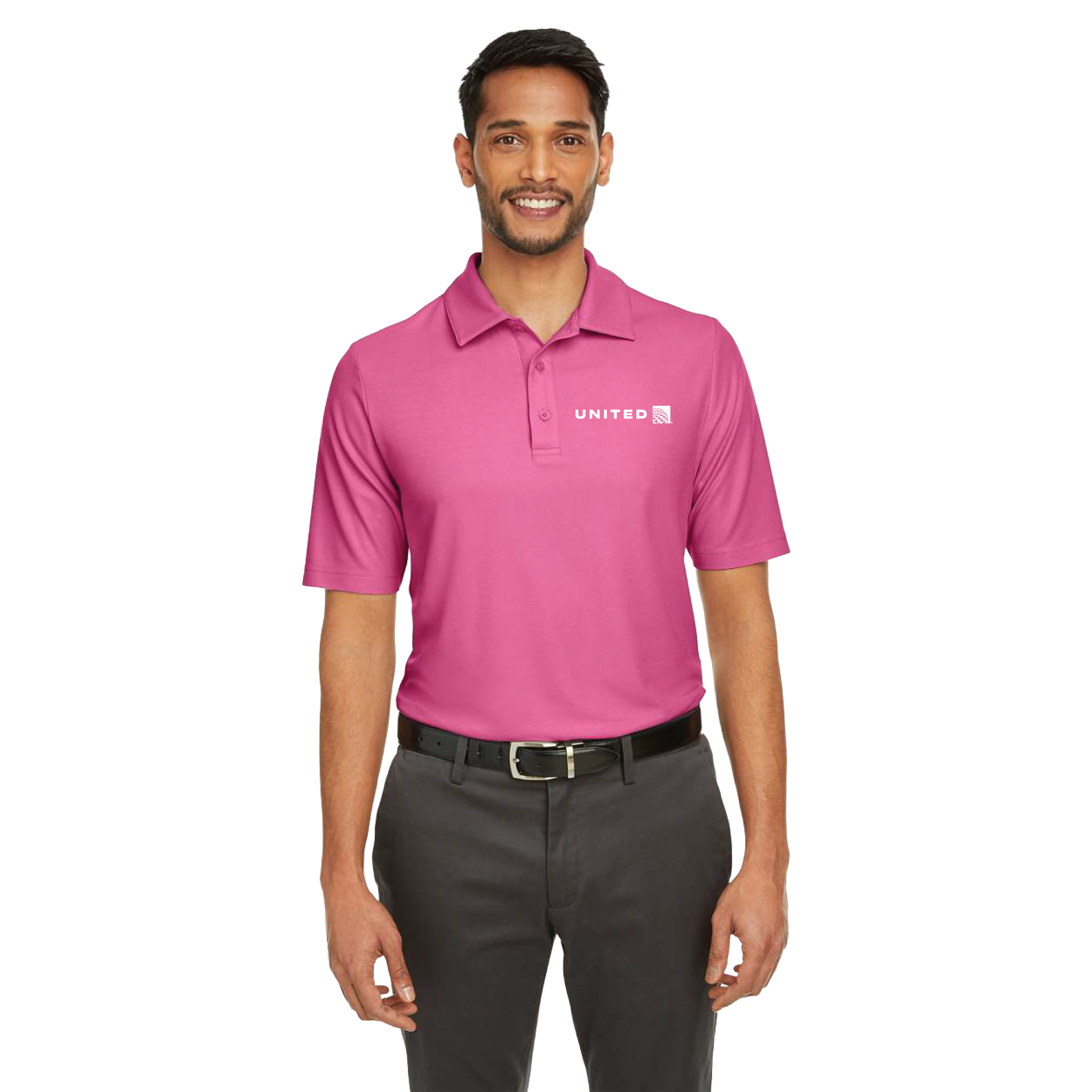 Men's Breast Cancer Awareness Polo